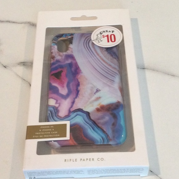 Rifle Paper Co. Other - NWT Apple XS phone case geode print.